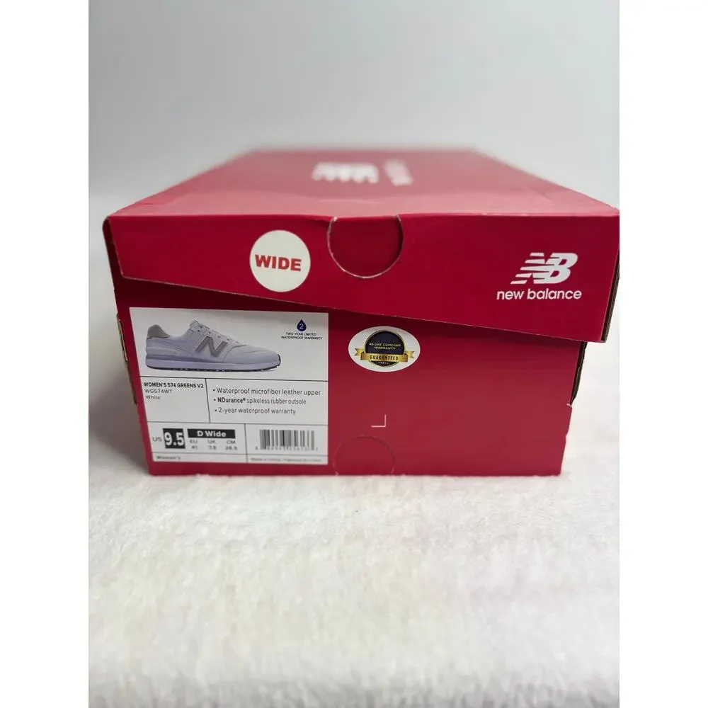 New Balance Women’s spikeless golf White 574 Greens V2 (US Size 9.5) NIB